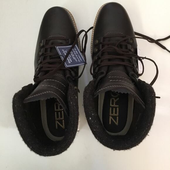 Cole Haan Zerogrand Waterproof Brown Hiker Boots - Picture 7 of 10